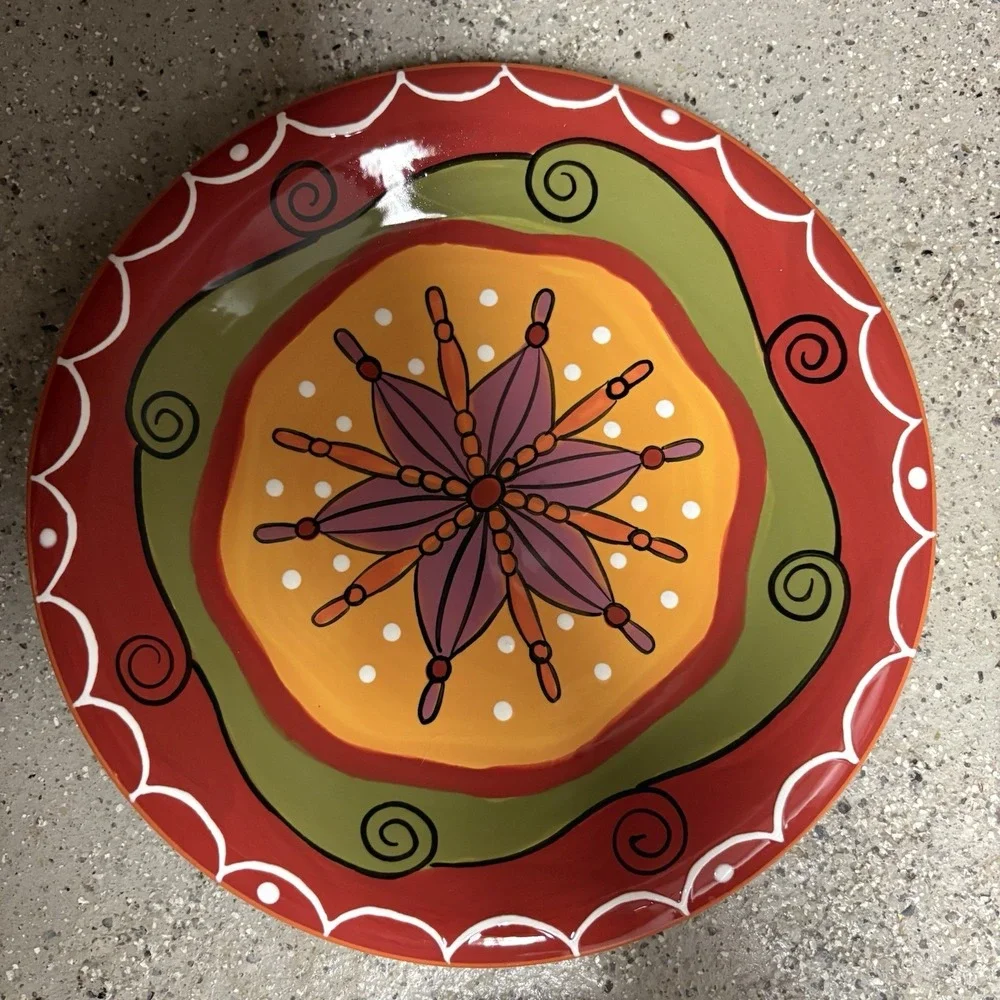 Pier 1‎ • Hand-Painted Ironstone Plates
